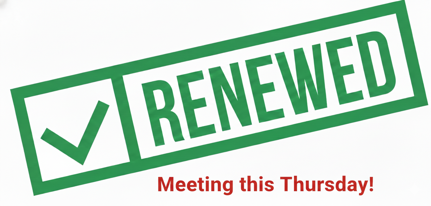 2 Reminders – meeting & renewals